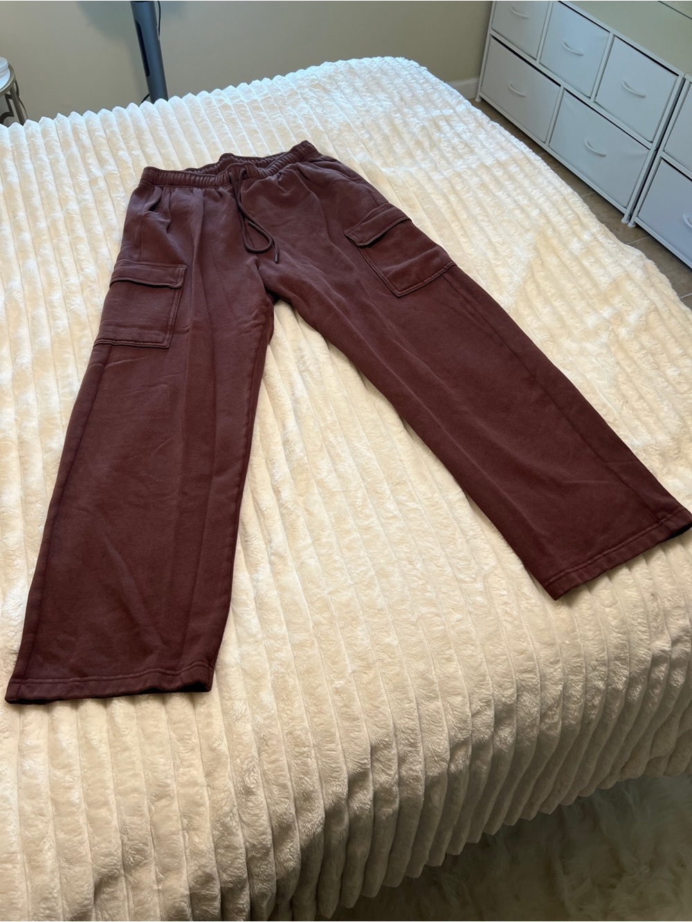 Pink by Victoria secret Cargo Sweatpants in brown